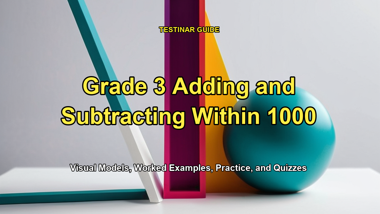 Grade 3 Adding and Subtracting Within 1000