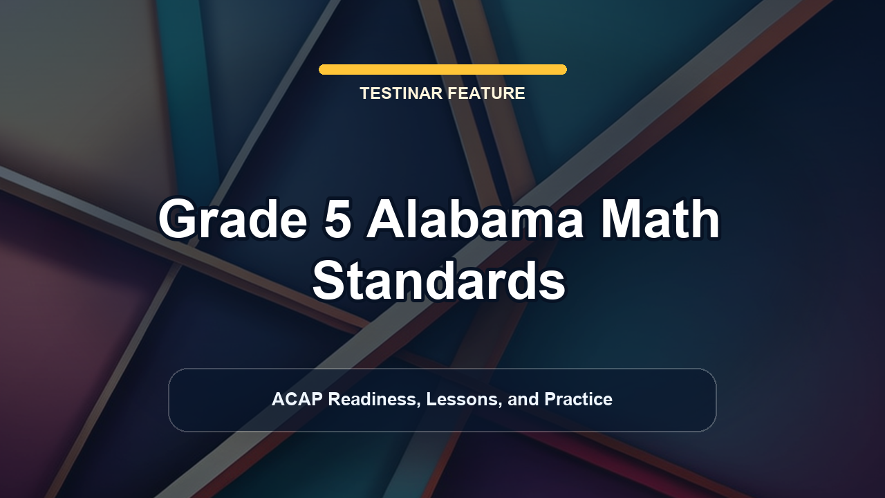 Grade 5 Alabama Math Standards