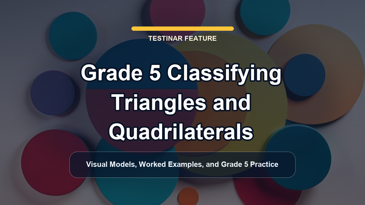 Grade 5 Classifying Triangles and Quadrilaterals