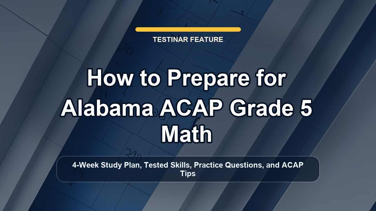 How to Prepare for Alabama ACAP Grade 5 Math