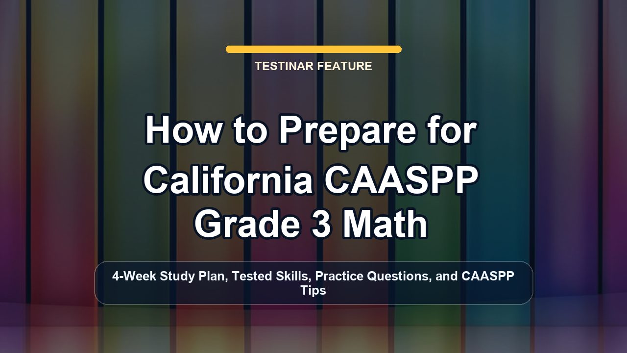 How to Prepare for California CAASPP Grade 3 Math
