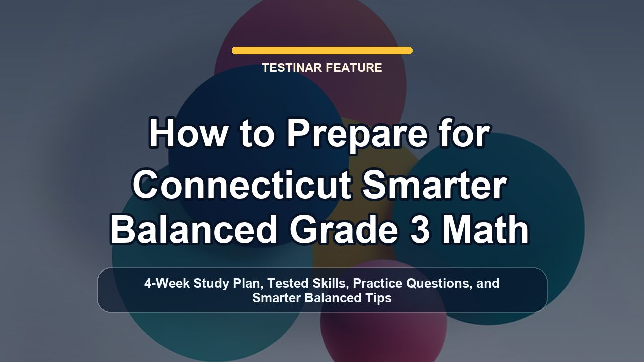 How to Prepare for Connecticut Smarter Balanced Grade 3 Math