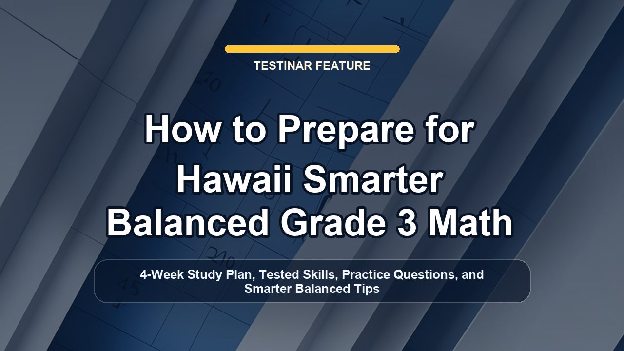 How to Prepare for Hawaii Smarter Balanced Grade 3 Math