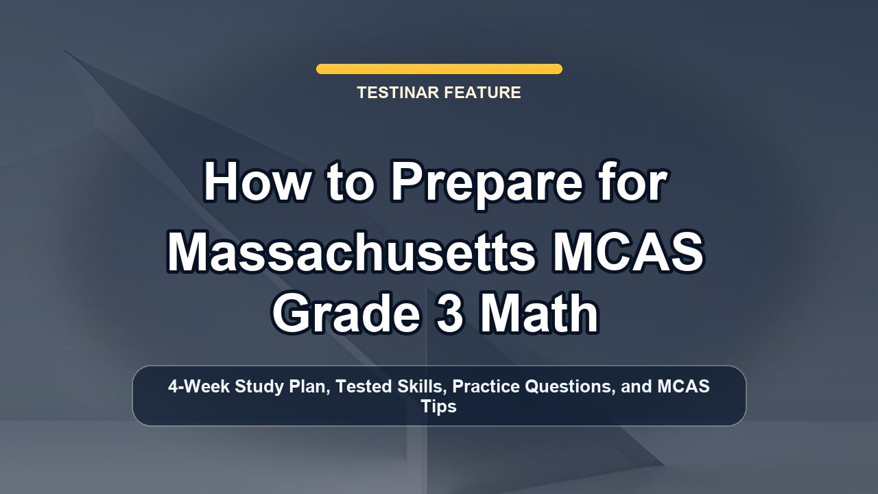 How to Prepare for Massachusetts MCAS Grade 3 Math