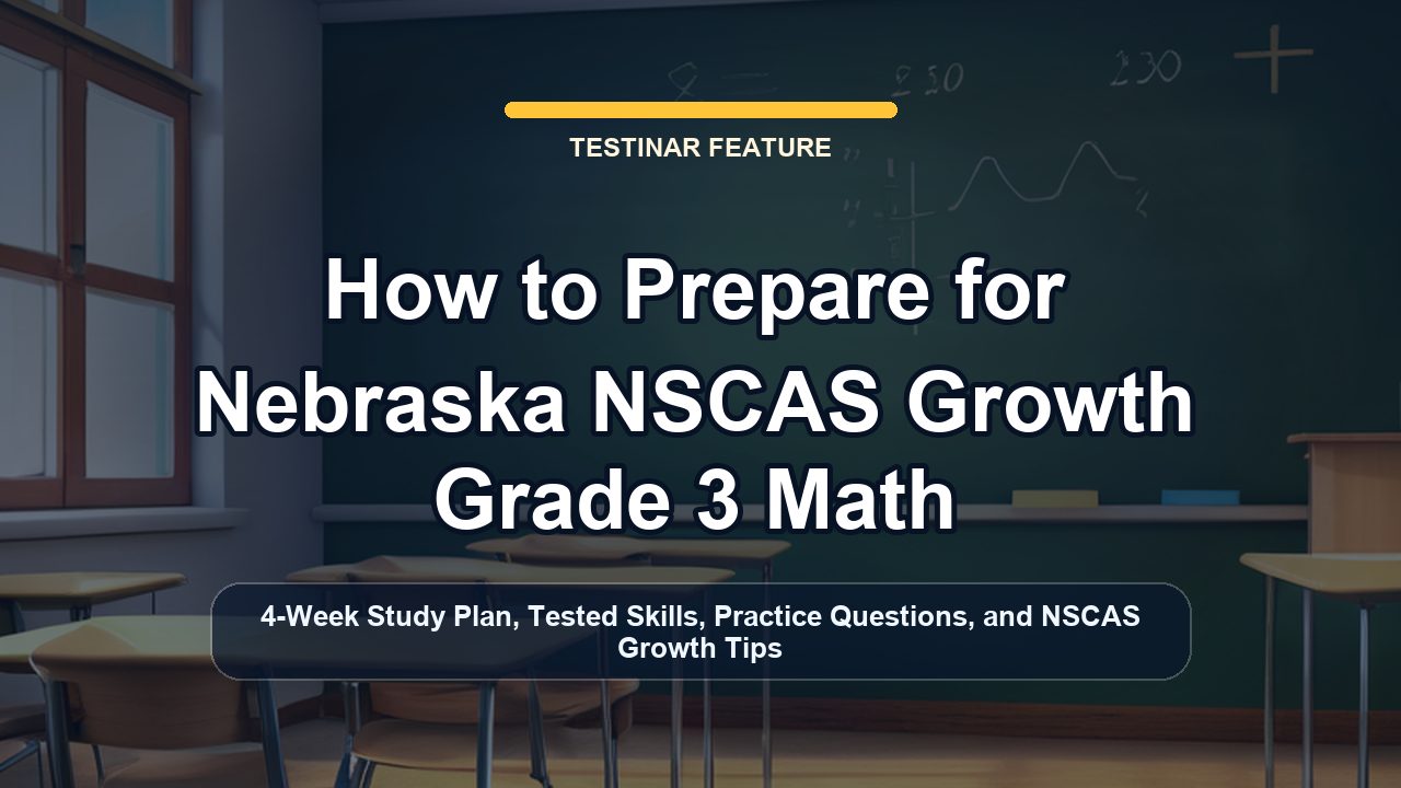 How to Prepare for Nebraska NSCAS Growth Grade 3 Math