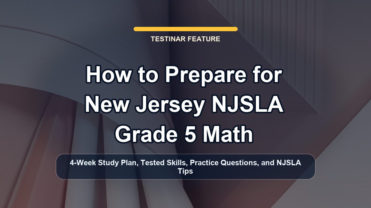 How to Prepare for New Jersey NJSLA Grade 5 Math