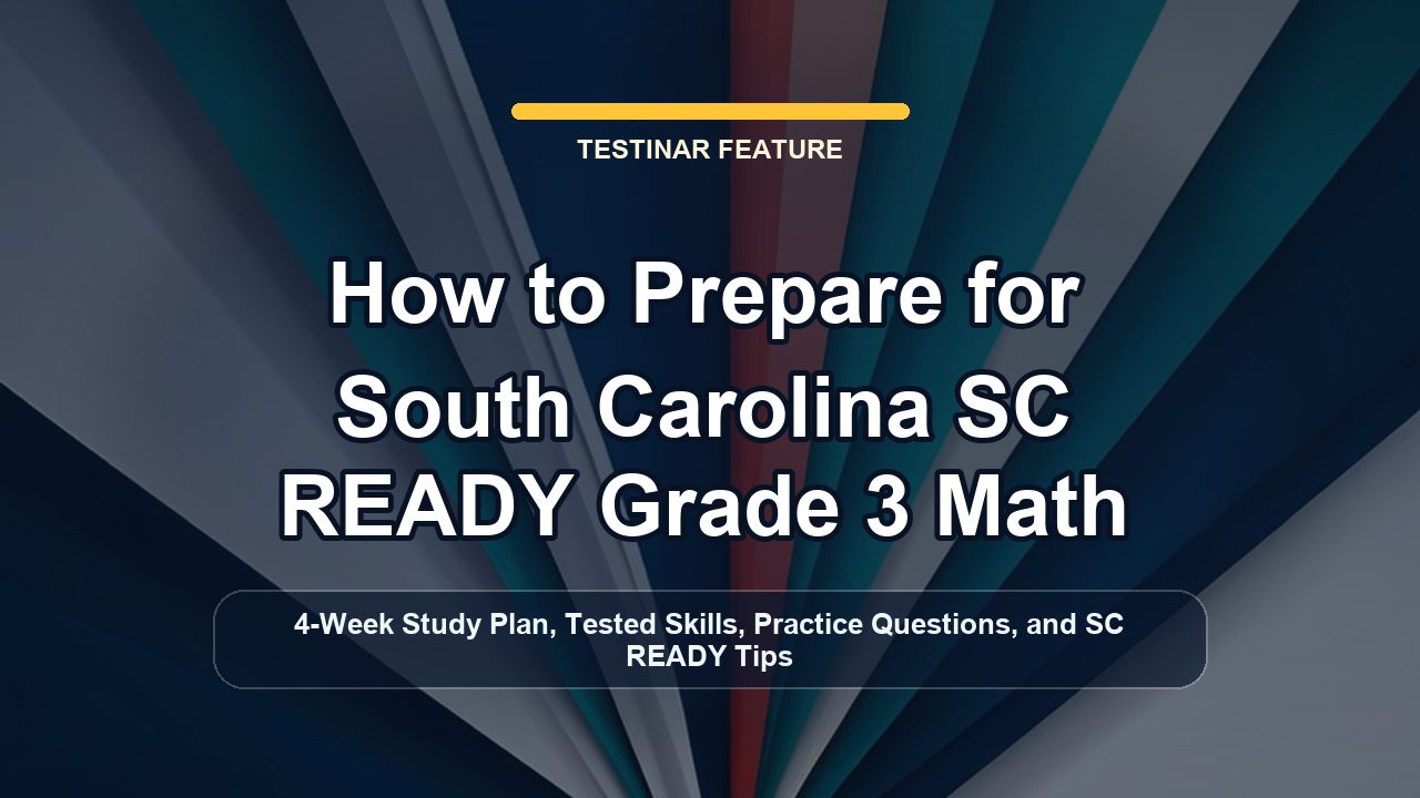 How to Prepare for South Carolina SC READY Grade 3 Math