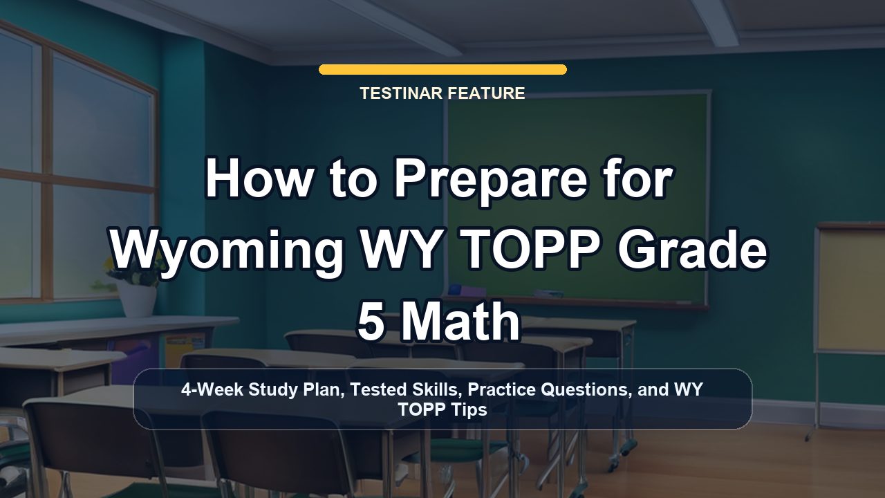 How to Prepare for Wyoming WY TOPP Grade 5 Math