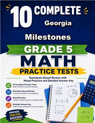 10 Georgia Milestones Grade 5 Math Practice Tests