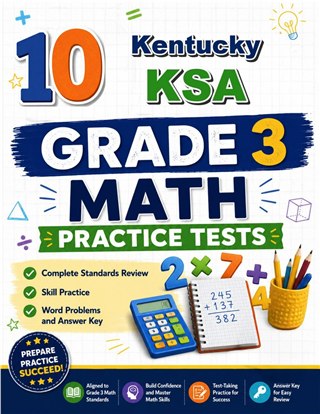 10 Kentucky KSA Grade 3 Math Practice Tests