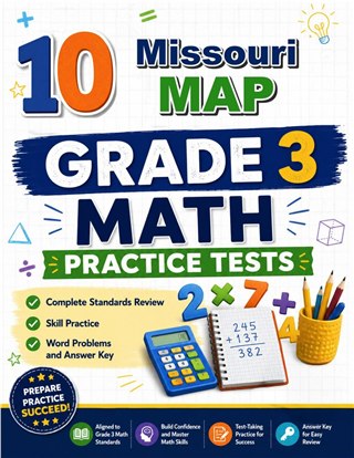 10 Missouri MAP Grade 3 Math Practice Tests