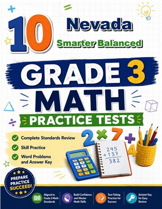 10 Nevada Smarter Balanced Grade 3 Math Practice Tests