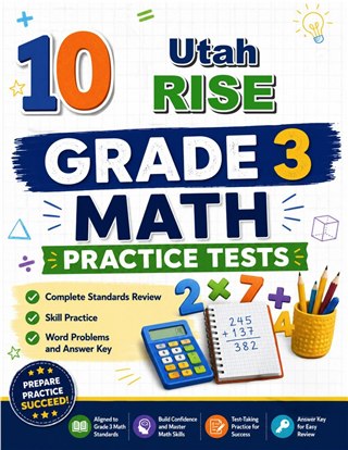 10 Utah RISE Grade 3 Math Practice Tests