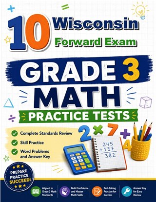 10 Wisconsin Forward Exam Grade 3 Math Practice Tests