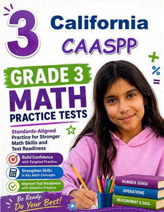 3 California CAASPP Grade 3 Math Practice Tests