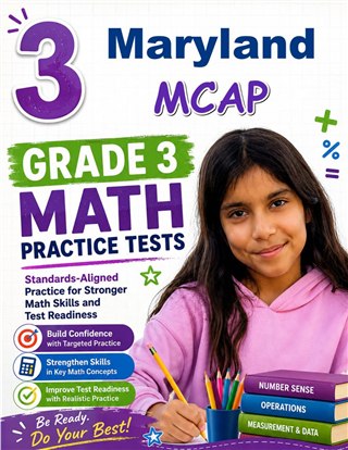 3 Maryland MCAP Grade 3 Math Practice Tests