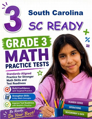 3 South Carolina SC READY Grade 3 Math Practice Tests