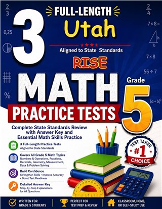 3 Utah RISE Grade 5 Math Practice Tests