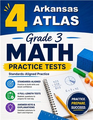 4 Arkansas ATLAS Grade 3 Math Practice Tests