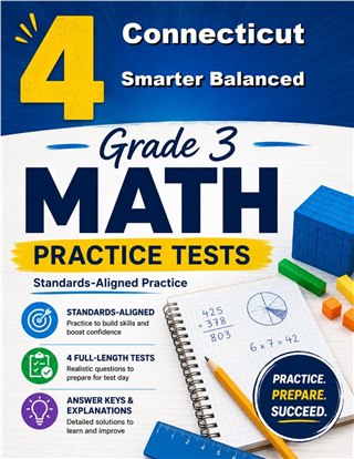 4 Connecticut Smarter Balanced Grade 3 Math Practice Tests