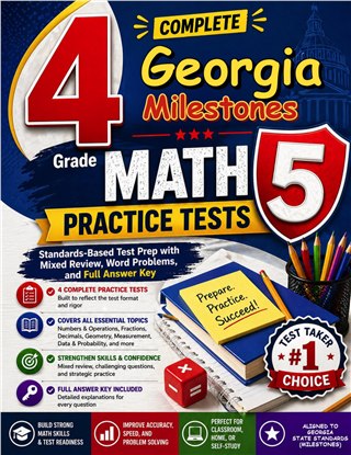 4 Georgia Milestones Grade 5 Math Practice Tests