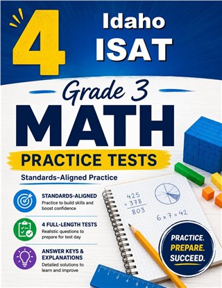 4 Idaho ISAT Grade 3 Math Practice Tests