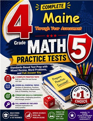 4 Maine TYA Grade 5 Math Practice Tests