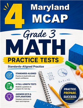 4 Maryland MCAP Grade 3 Math Practice Tests