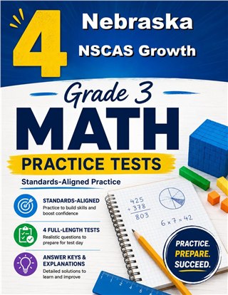 4 Nebraska NSCAS Growth Grade 3 Math Practice Tests