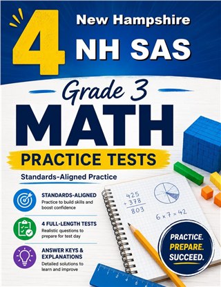 4 New Hampshire NH SAS Grade 3 Math Practice Tests