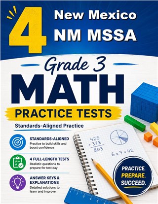 4 New Mexico NM MSSA Grade 3 Math Practice Tests