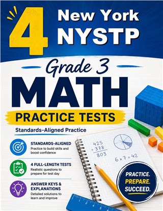 4 New York NYSTP Grade 3 Math Practice Tests