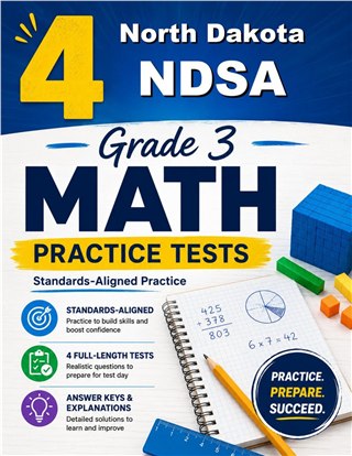 4 North Dakota NDSA Grade 3 Math Practice Tests