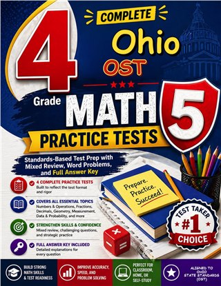4 Ohio OST Grade 5 Math Practice Tests