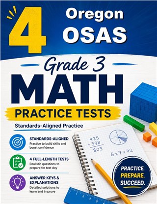 4 Oregon OSAS Grade 3 Math Practice Tests
