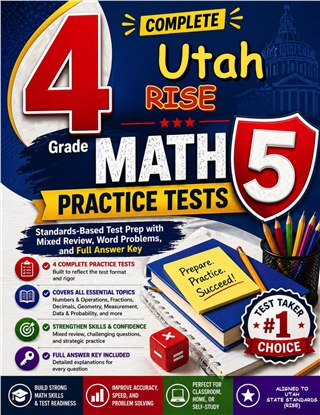 4 Utah RISE Grade 5 Math Practice Tests