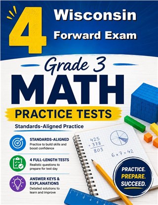 4 Wisconsin Forward Exam Grade 3 Math Practice Tests