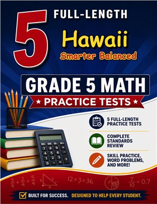 5 Hawaii Smarter Balanced Grade 5 Math Practice Tests