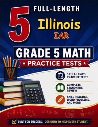 5 Illinois IAR Grade 5 Math Practice Tests