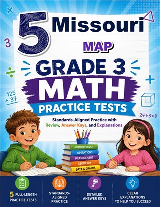 5 Missouri MAP Grade 3 Math Practice Tests