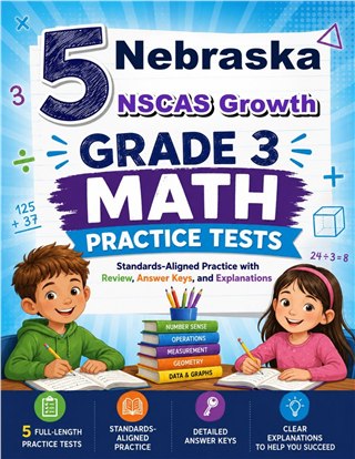 5 Nebraska NSCAS Growth Grade 3 Math Practice Tests