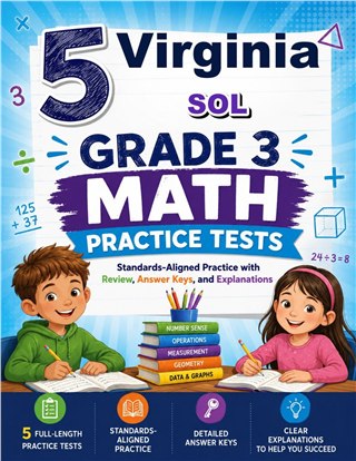 5 Virginia SOL Grade 3 Math Practice Tests