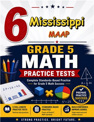 6 Mississippi MAAP Grade 5 Math Practice Tests