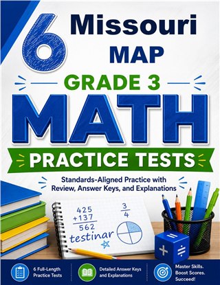 6 Missouri MAP Grade 3 Math Practice Tests
