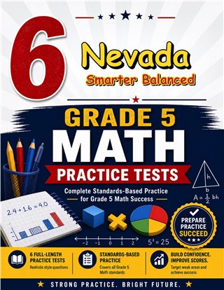 6 Nevada Smarter Balanced Grade 5 Math Practice Tests