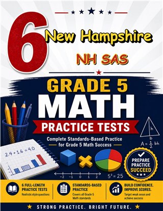 6 New Hampshire NH SAS Grade 5 Math Practice Tests