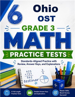 6 Ohio OST Grade 3 Math Practice Tests