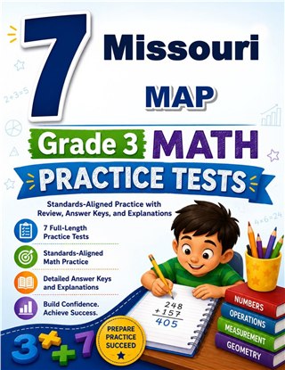 7 Missouri MAP Grade 3 Math Practice Tests