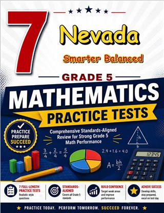 7 Nevada Smarter Balanced Grade 5 Math Practice Tests