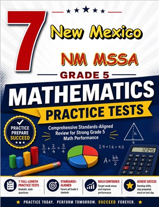 7 New Mexico NM MSSA Grade 5 Math Practice Tests